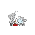 EP Plottdatei  *Anti Mobbing Roboter* SVG PNG DXF