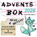 EP Adventsbox 2024 mit 4 Digistamps, Plottdateien plus Paper